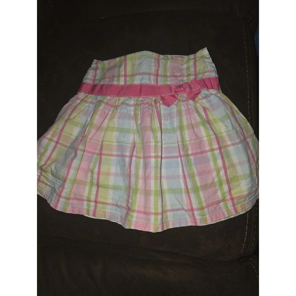 Gymboree fairy garden skirt and jeans capris size 4‎ floral Easter